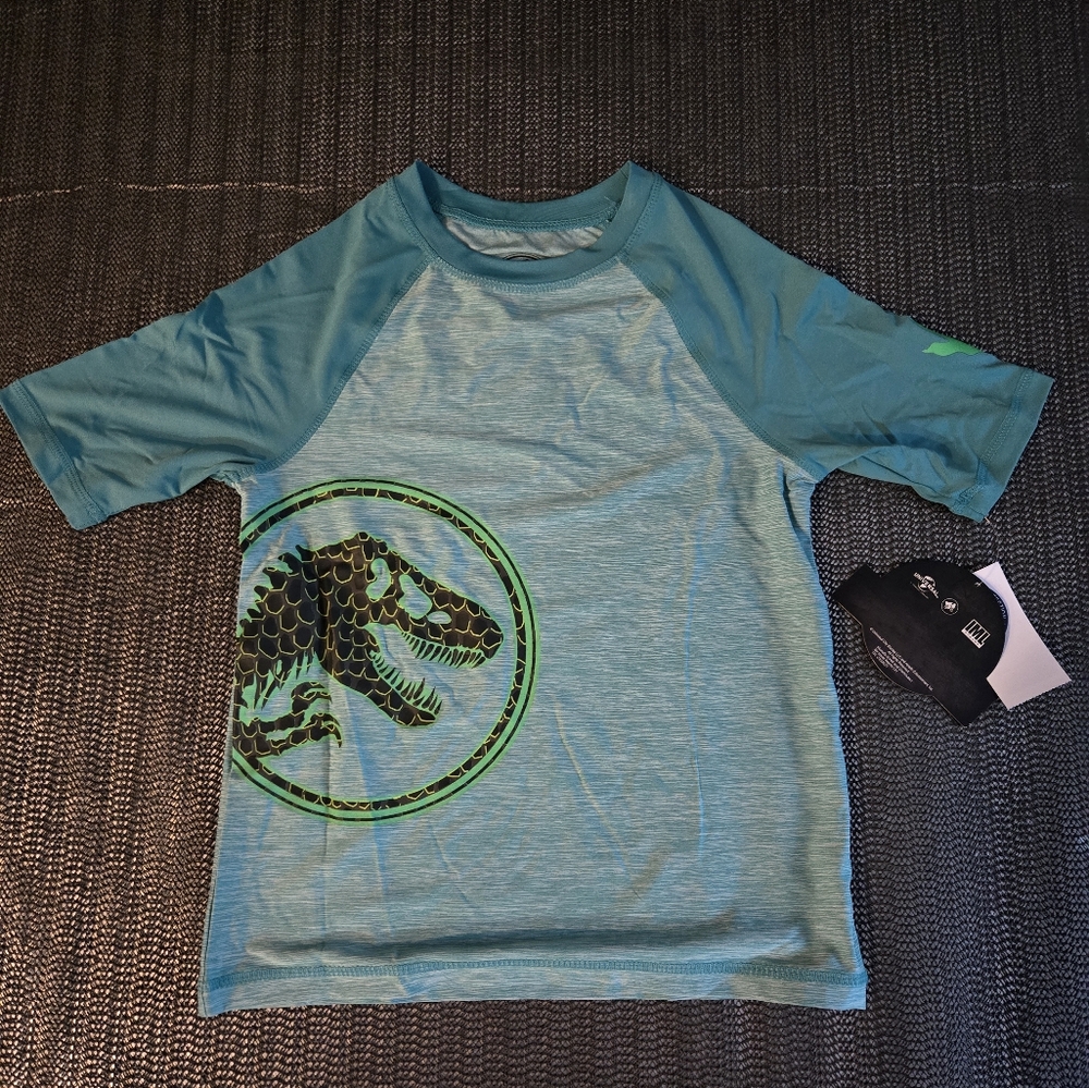Kids Dinosaur Graphic Tee - Blue